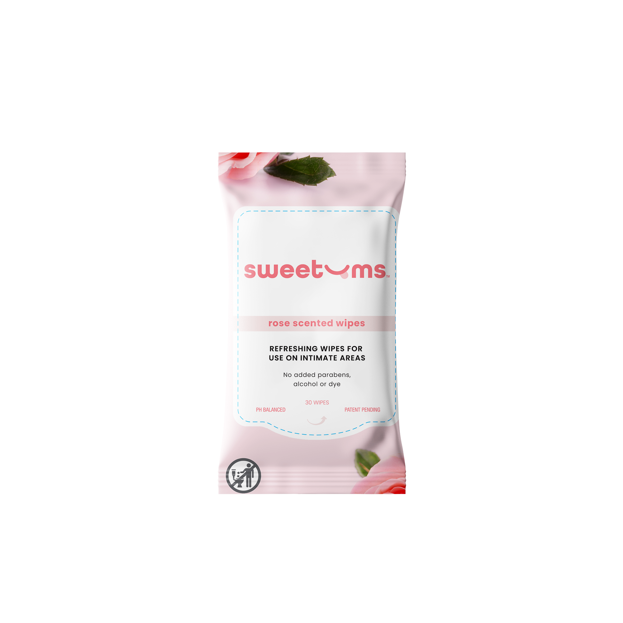 Rose Scented Unflavored Daily Wipes